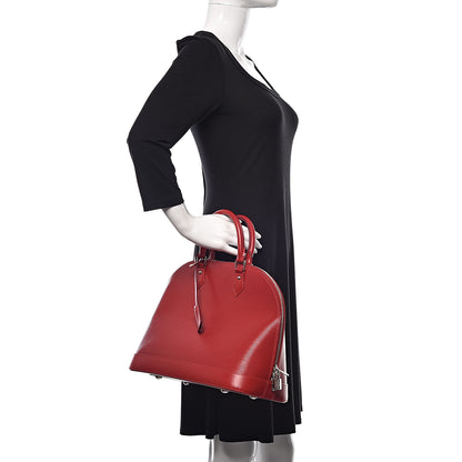 Louis Vuitton Epi Alma MM Carmine 2 of 11