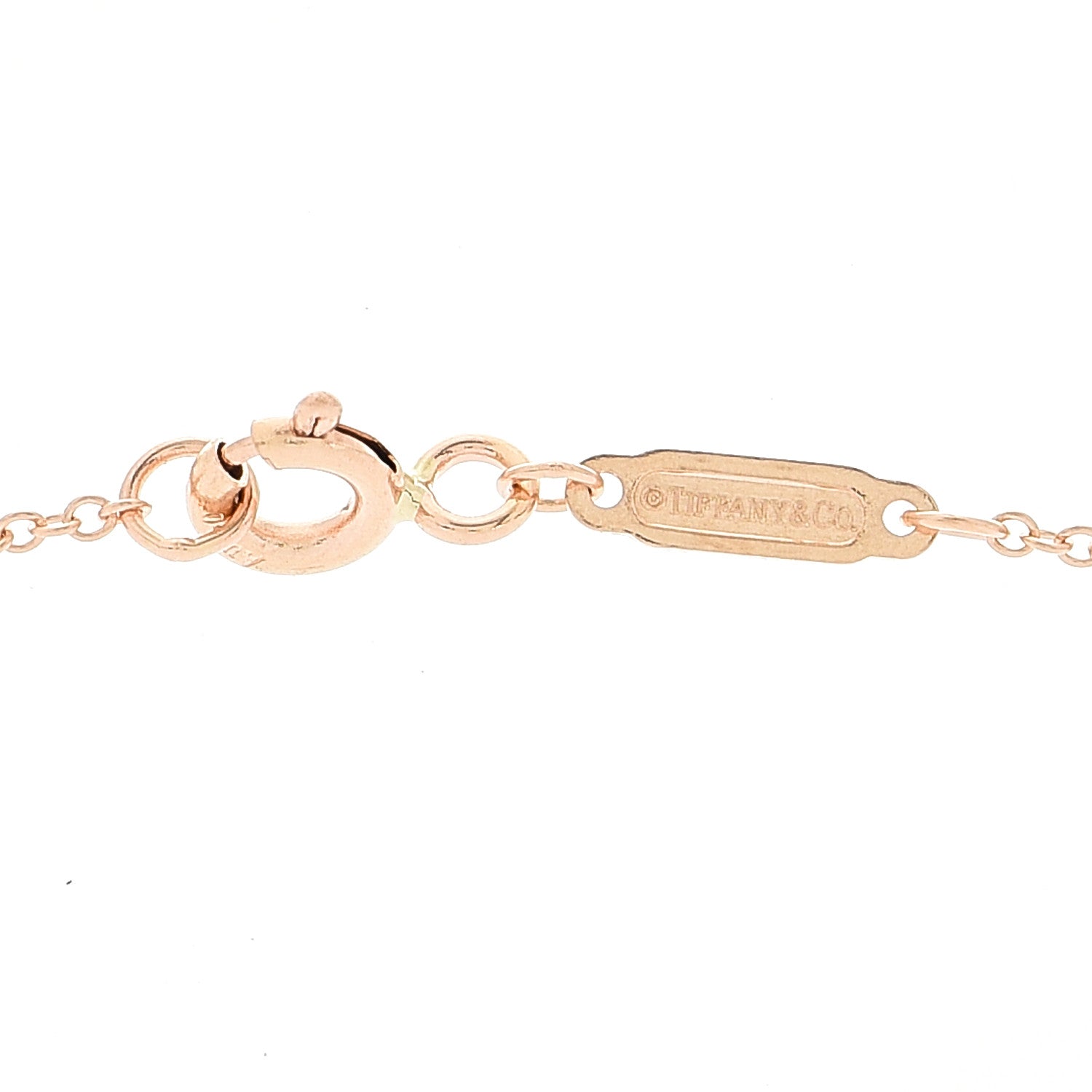 Tiffany 18K Rose Gold Naughty and Nice Pendant Necklace 5 of 8