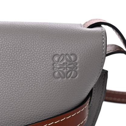 Loewe Grained Calfskin Small Gate Crossbody Bag Smoke Pecan 5 of 7