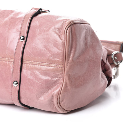 Miu Miu Vitello Lux Medium Bow Bag Loto 8 of 10