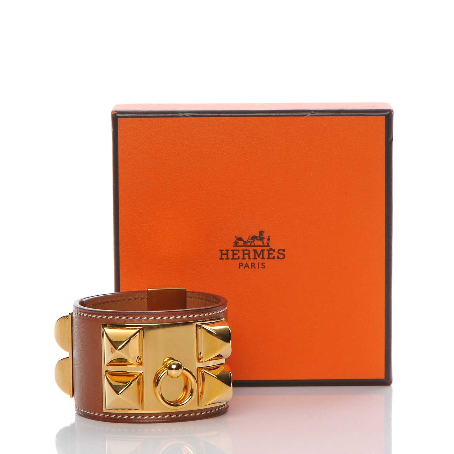 Barenia Collier De Chien CDC Bracelet S Fauve