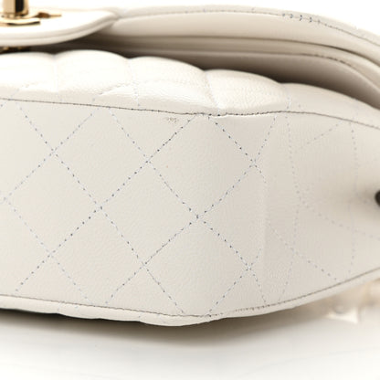 Chanel Caviar Quilted Small Double Flap White 10 of 13