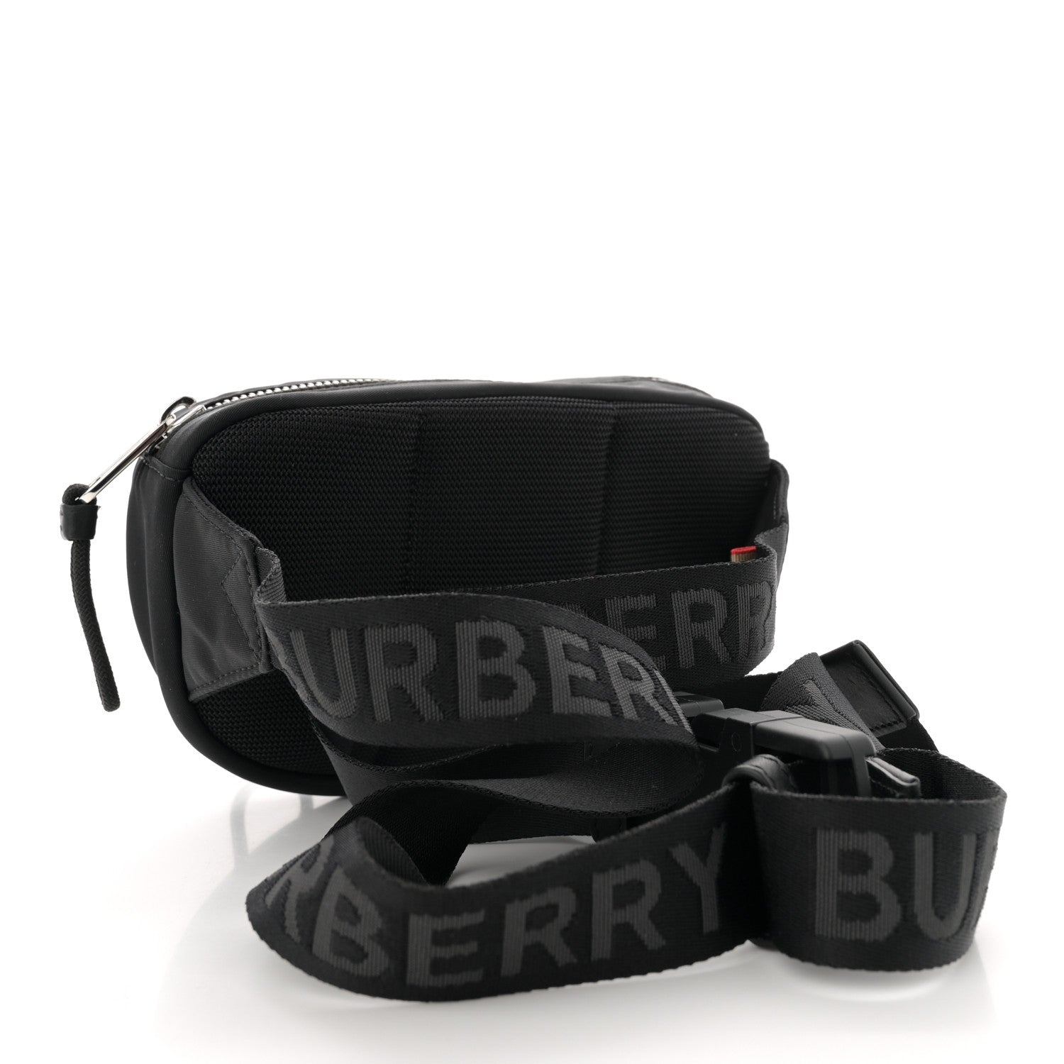 Burberry Econyl Logo Print Large Cannon Bum Bag Black 2 of 12