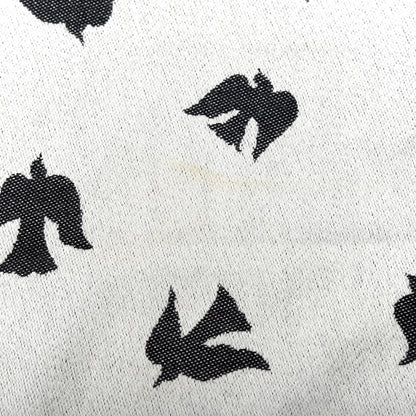 Alexander McQueen Wool Skull Bird Stole Scarf Black 8 of 8