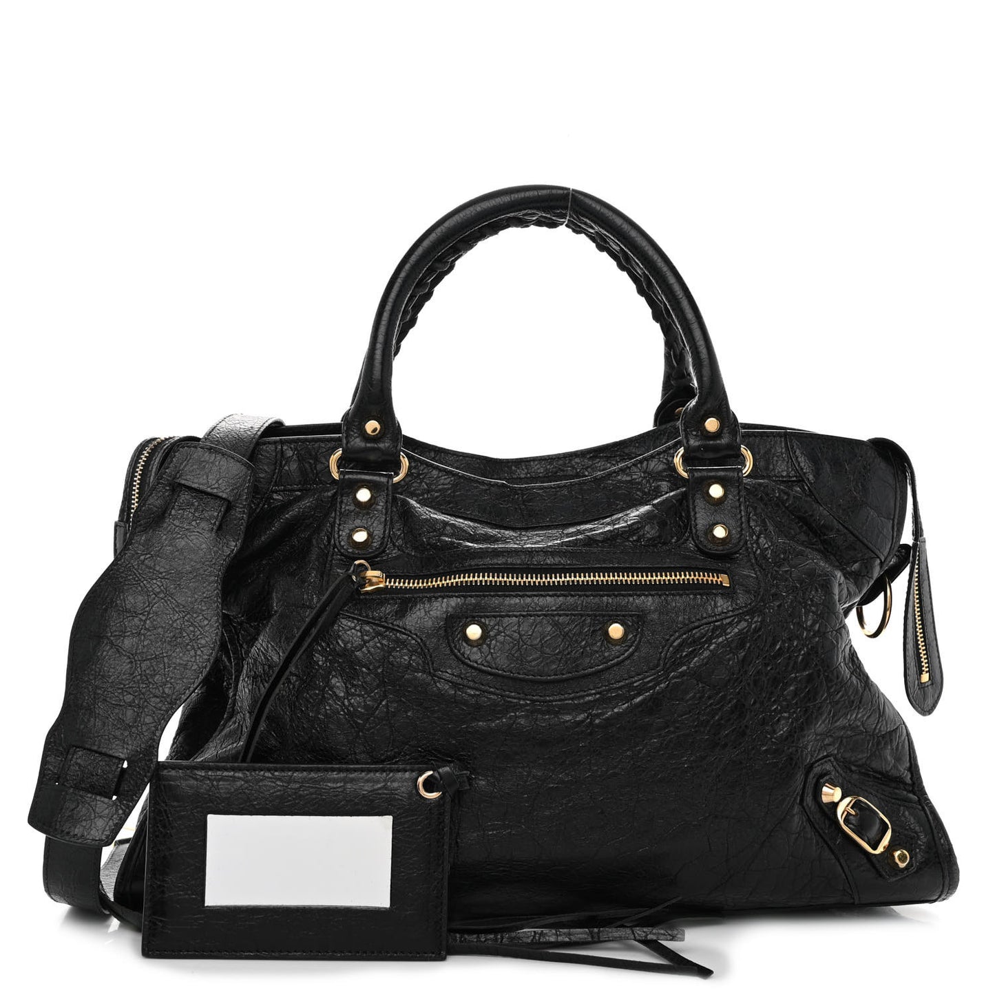 Agneau Classic Gold Hardware S City Black