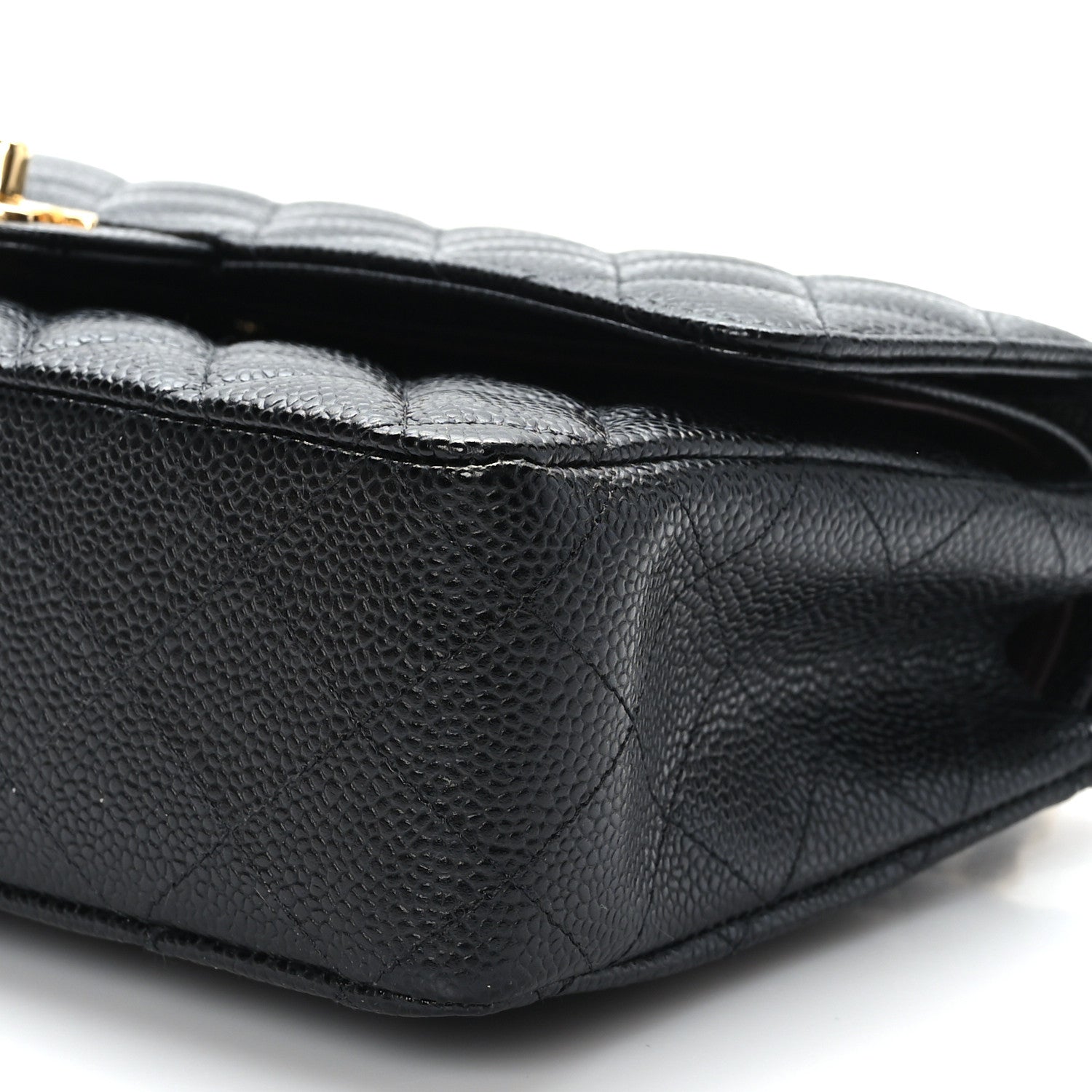 Chanel Caviar Quilted Medium Double Flap Black 8 of 8