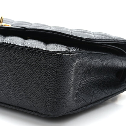 Chanel Caviar Quilted Medium Double Flap Black 8 of 8