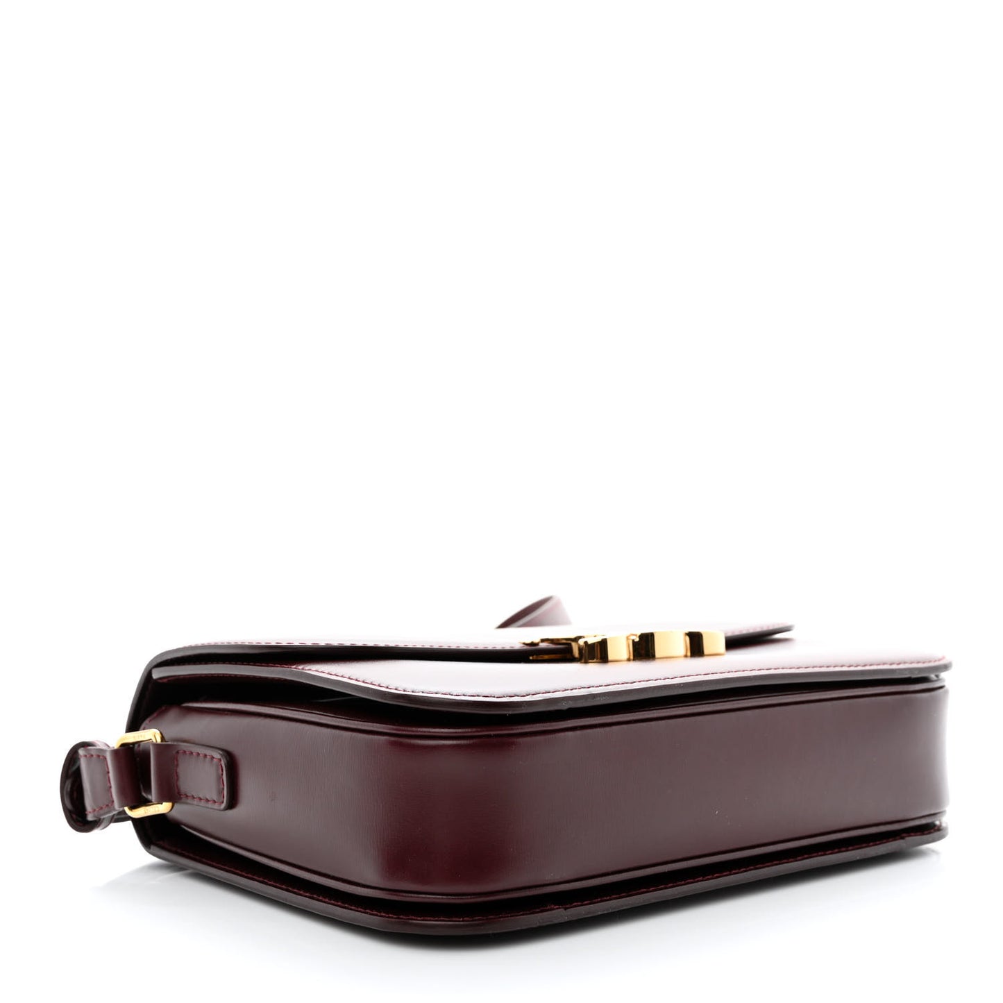 Shiny Calfskin Medium Triomphe Light Burgundy
