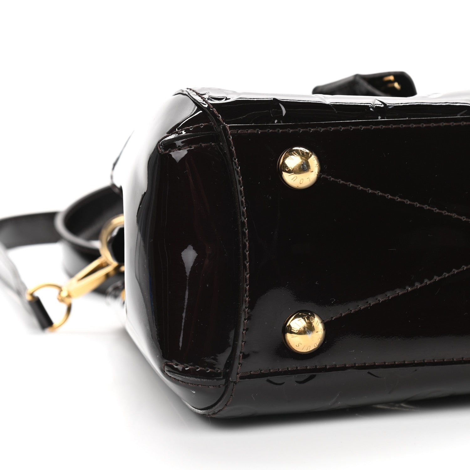 Louis Vuitton Vernis Montaigne BB Amarante 8 of 9