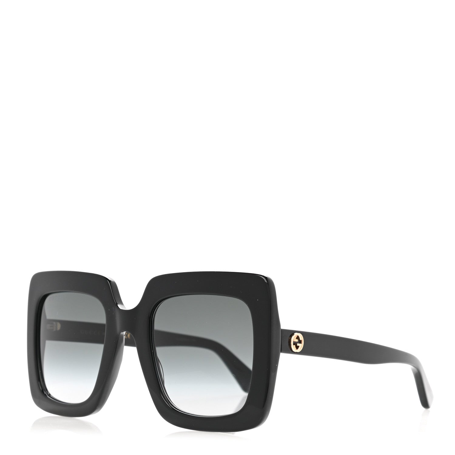 Gucci Acetate Oversize Sunglasses GG0328S Black 1 of 7
