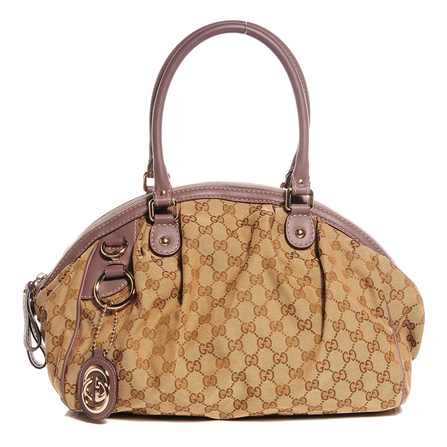 Gucci Monogram Medium Sukey Boston Lavender 1 of 7