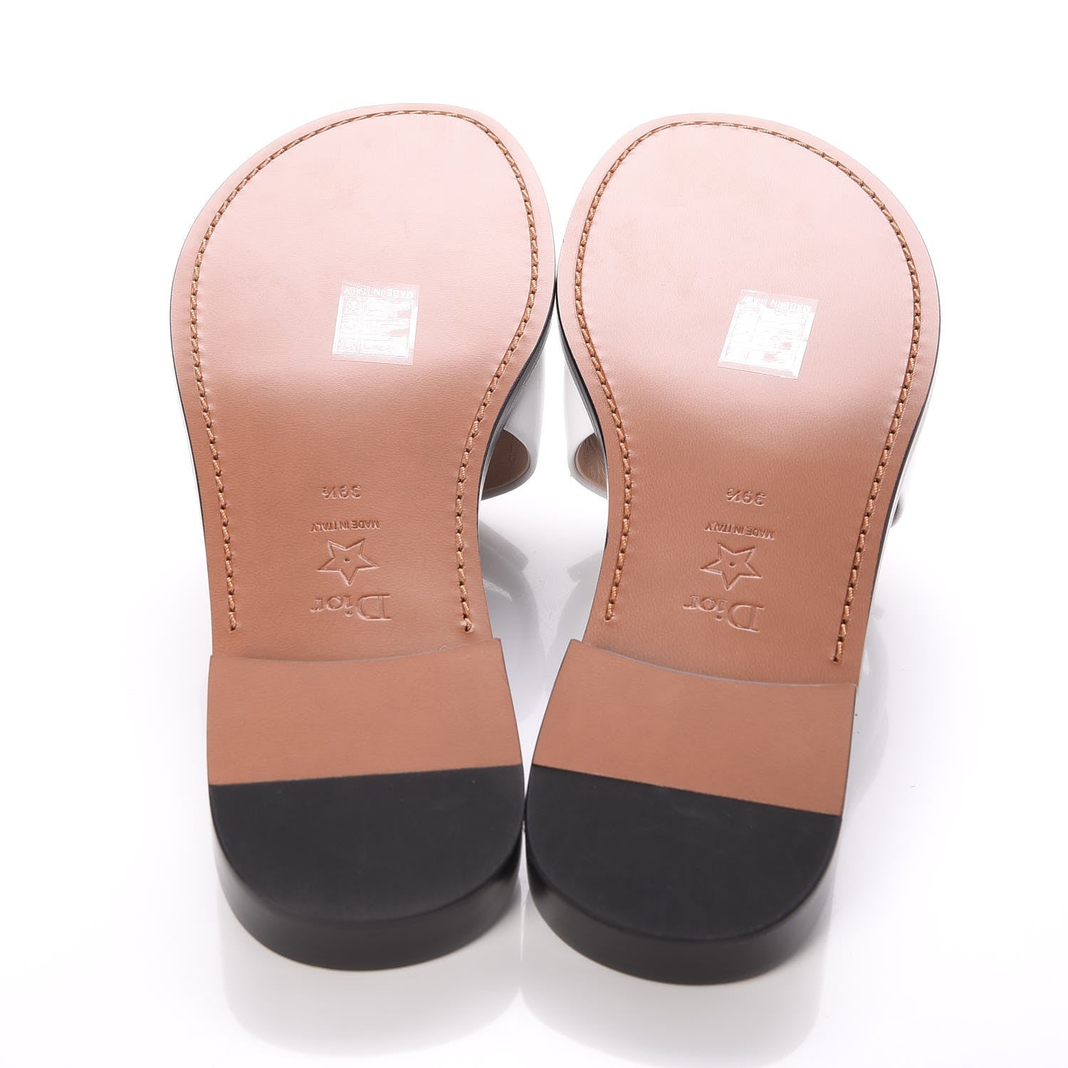 Christian Dior Calfskin Dio(r)evolution 10mm Slide Sandals 39.5 Off White 5 of 9