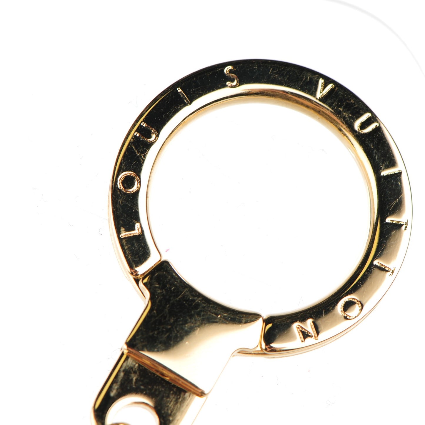 LV Tag Bag Charm Gold