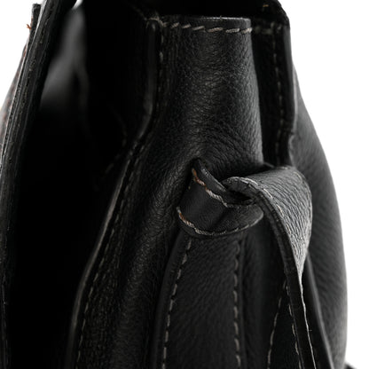 Chloe Grained Calfskin Medium Marcie Saddle Bag Black 15 of 19