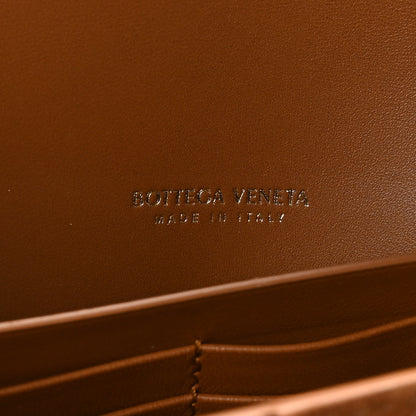 Bottega Veneta Suede Intrecciato Long Andiamo Top Handle Clutch Amber 6 of 8