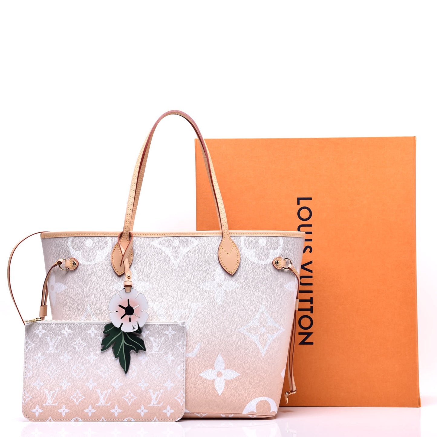 Monogram Giant By The Pool Neverfull MM Brume