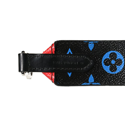Louis Vuitton Canvas Bandouliere Shoulder Strap Black Bleu Digital 4 of 5