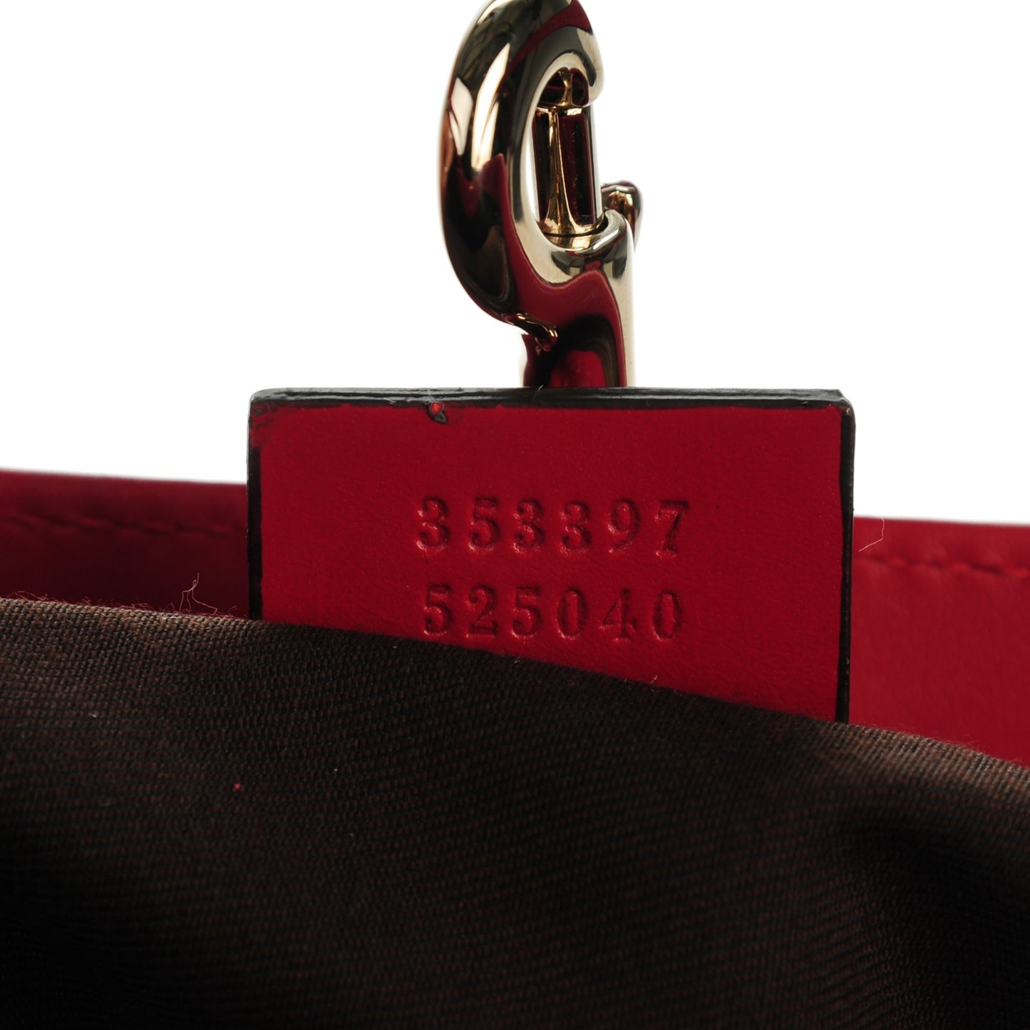 Hilary Lux Bright Diamante Medium Shopper Tote Tabasco