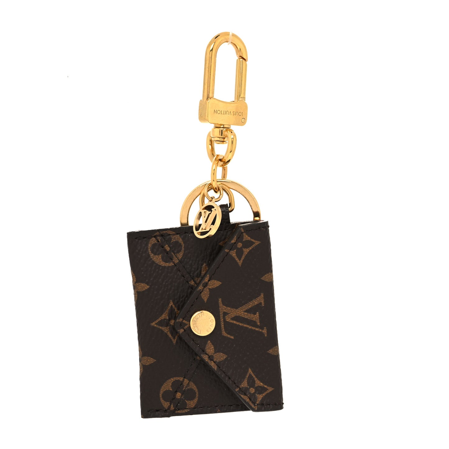 Monogram Kirigami Pouch Bag Charm Key Holder