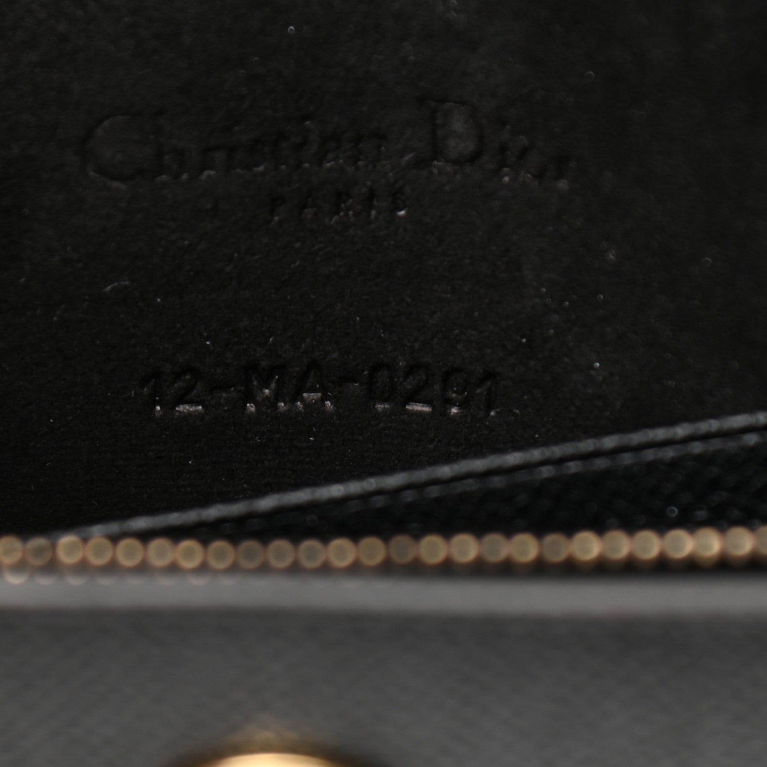 Christian Dior Grained Calfskin Saddle Belt Bag Black 7 of 10