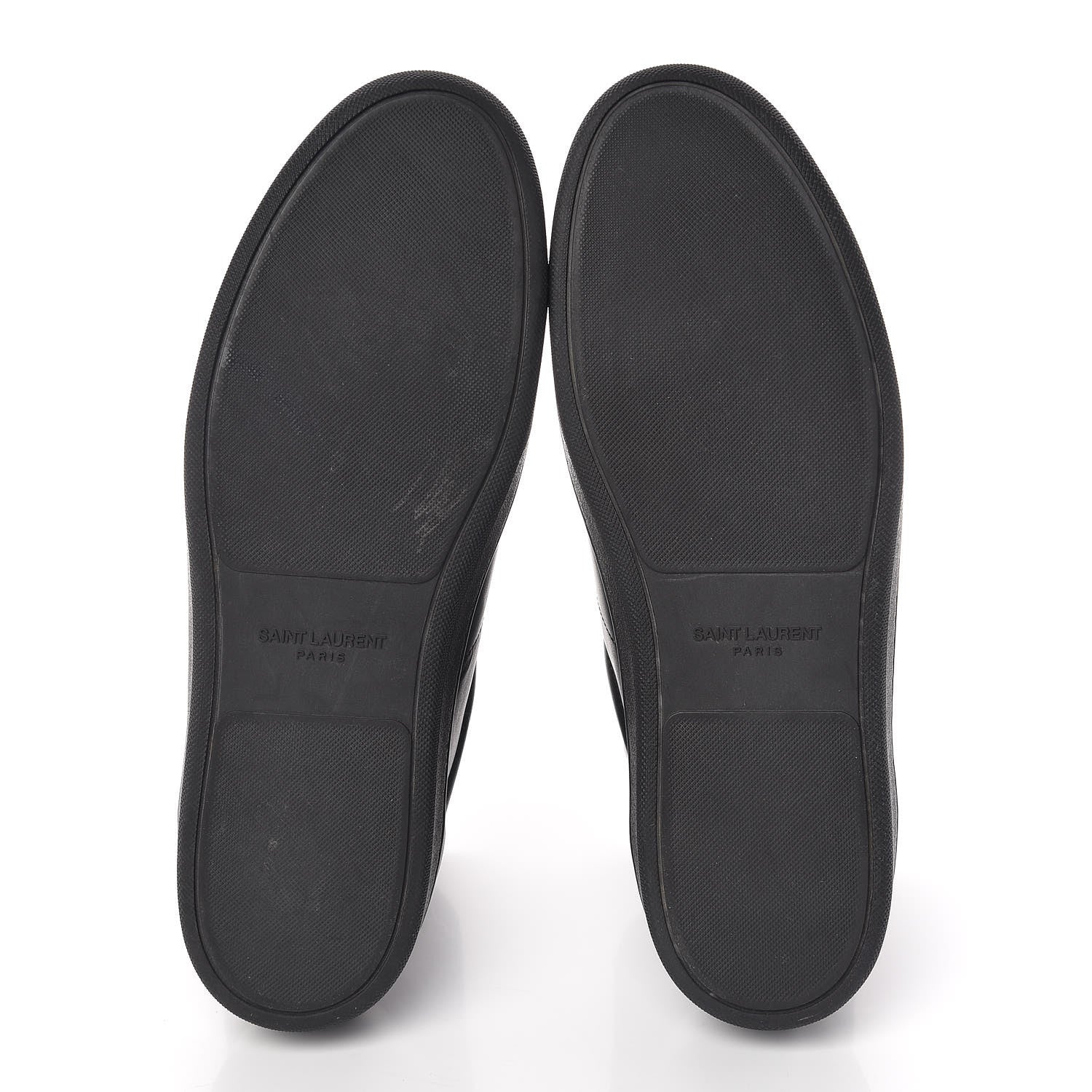 Saint Laurent Calfskin Mens Court Classic SL/01H High Top Sneakers 43.5 Black 5 of 11