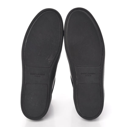 Saint Laurent Calfskin Mens Court Classic SL/01H High Top Sneakers 43.5 Black 5 of 11