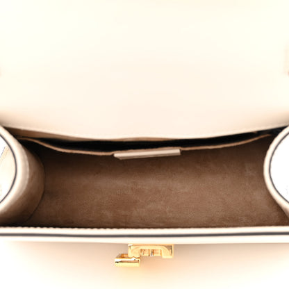 Gucci Calfskin Mini Sylvie Top Handle Bag White 5 of 11