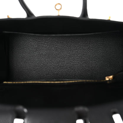 Hermes Togo Birkin 25 Black 8 of 21