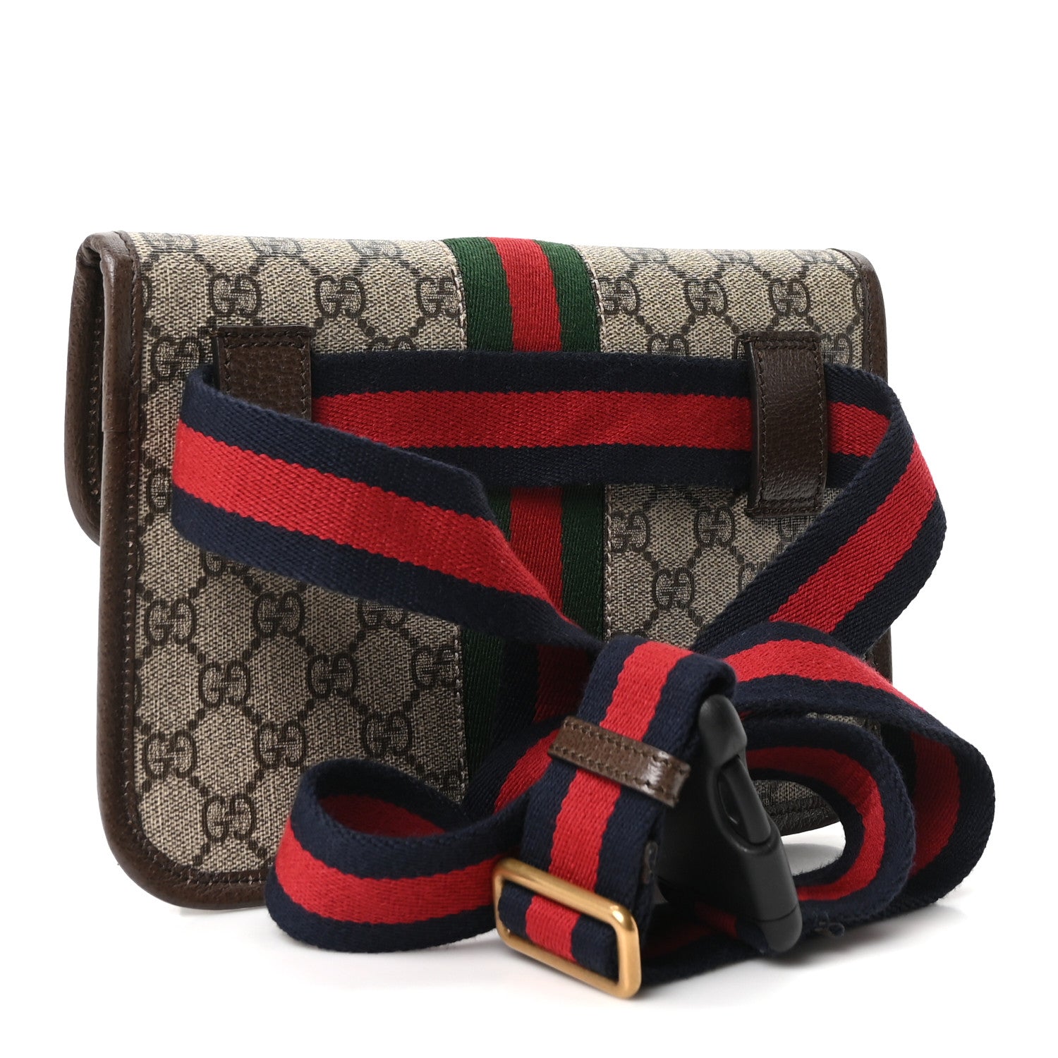 Gucci GG Supreme Monogram Web Small Ophidia Belt Bag Brown 2 of 9