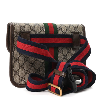 Gucci GG Supreme Monogram Web Small Ophidia Belt Bag Brown 2 of 9