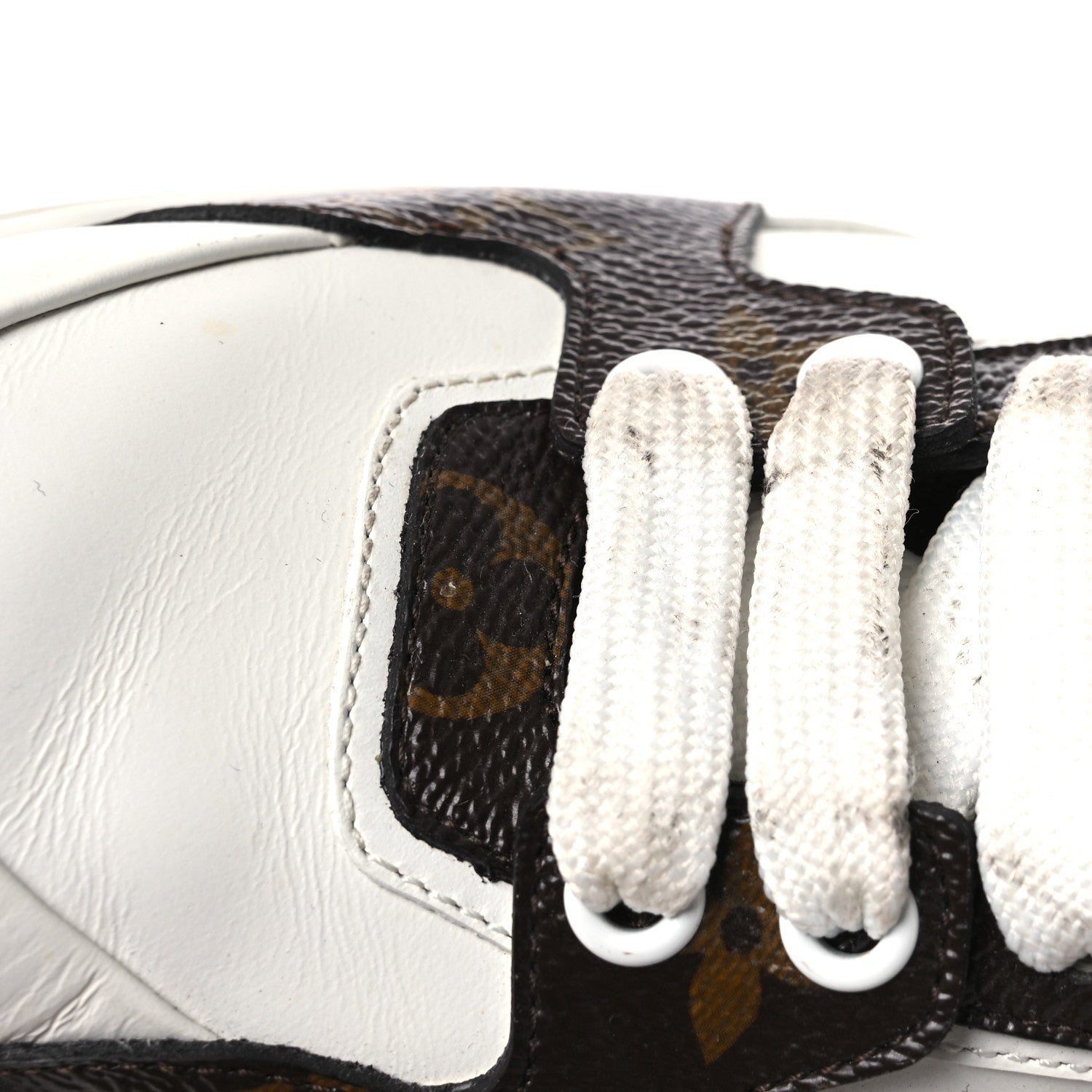 Louis Vuitton Calfskin Embossed Monogram Time Out Sneakers 36 White 13 of 13
