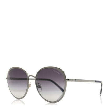 Chanel Round Spring Sunglasses 4206 Silver 1 of 7