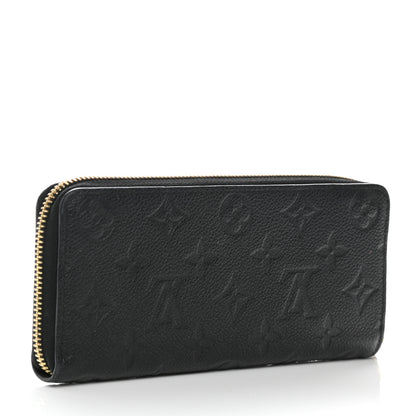 Louis Vuitton Empreinte Clemence Wallet Black 3 of 7