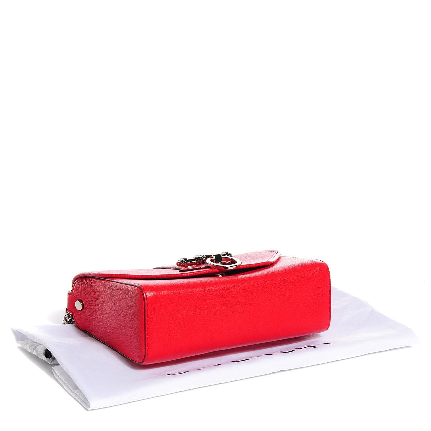Givenchy Sugar Goatskin Obsedia Chain Shoulder Bag Red 4 of 8