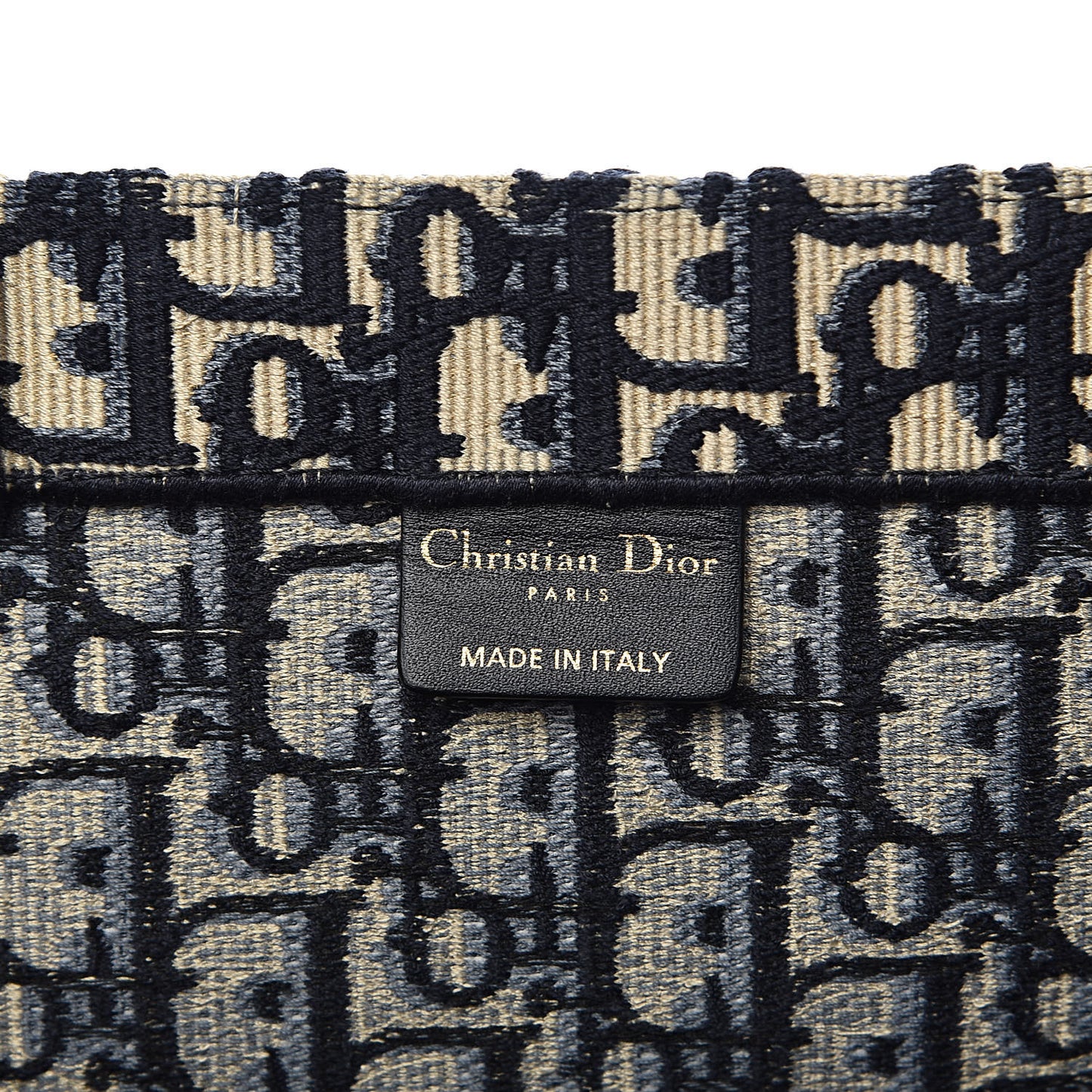 Oblique Book Tote Blue Multicolor