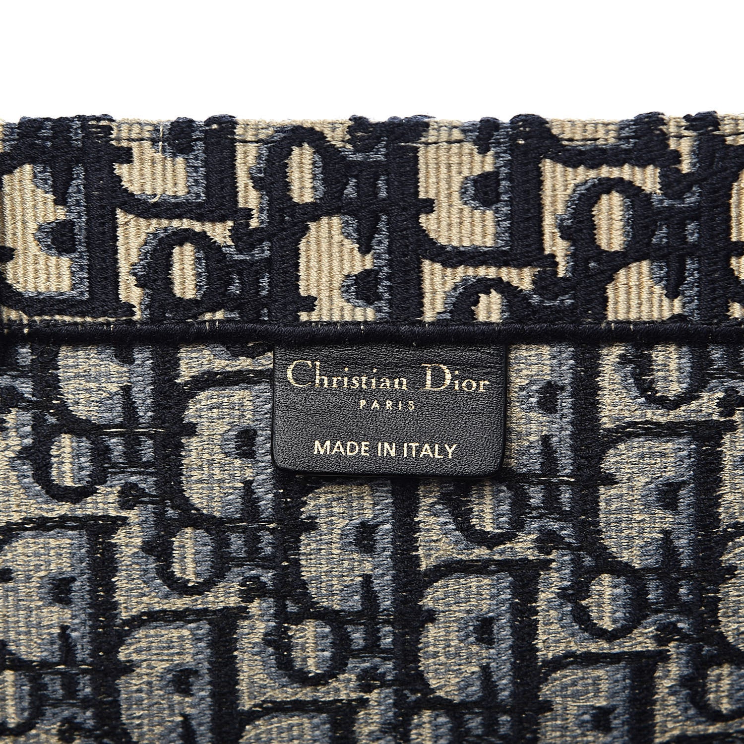 Christian Dior Oblique Book Tote Blue Multicolor 6 of 11