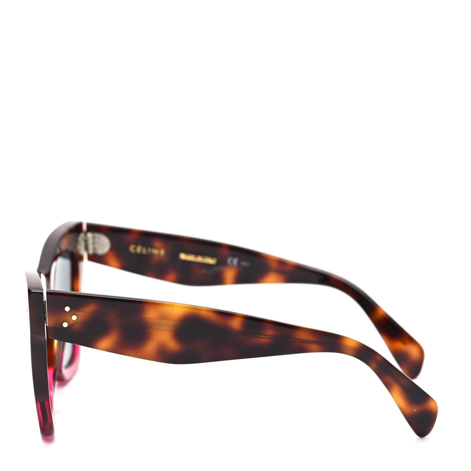 Celine Acetate Catherine Sunglasses CL41090/S Havana Red 3 of 6