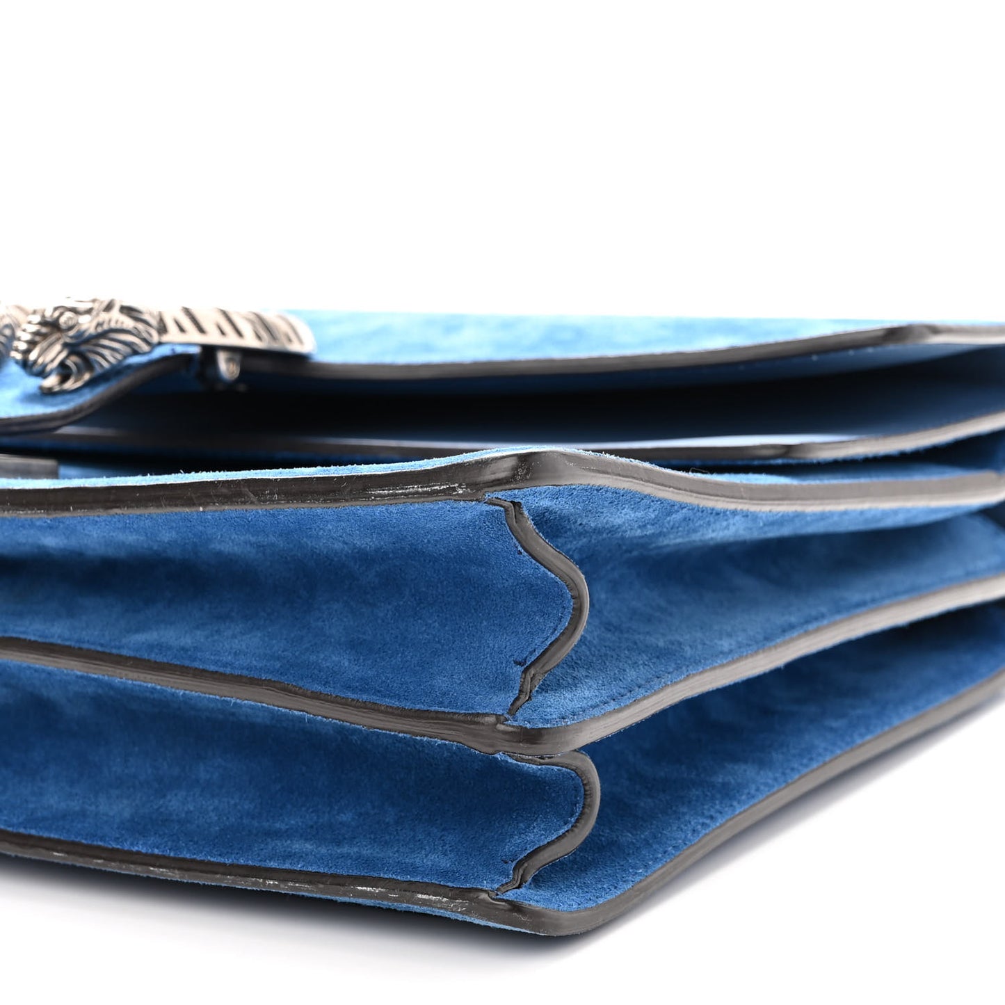 Suede Medium Dionysus Shoulder Bag Blue