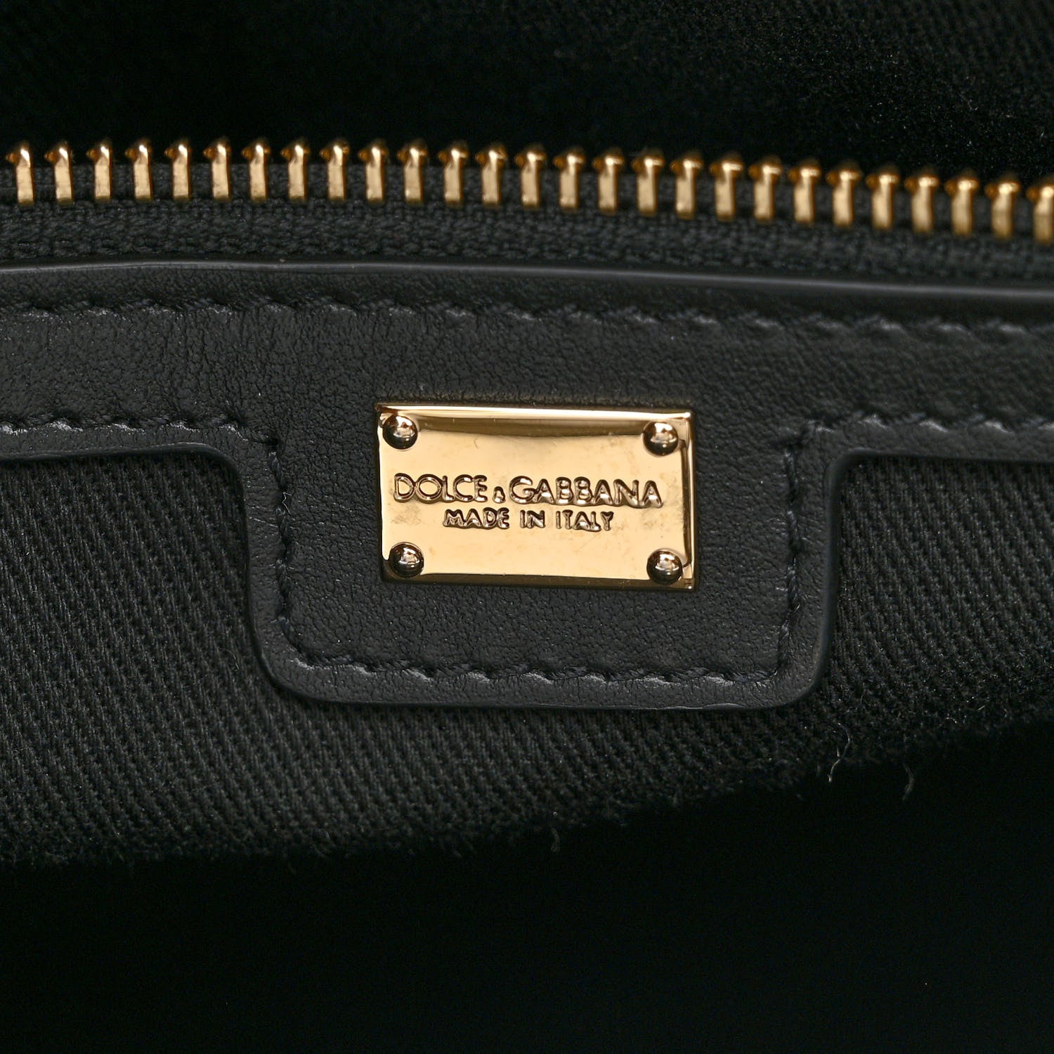 Dolce & Gabbana Canvas Calfskin DG Logo Shopper Black 6 of 10