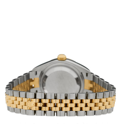 Rolex Stainless Steel 18K Yellow Gold Diamond 28mm Oyster Perpetual Datejust Watch Silver 279173 3 of 5