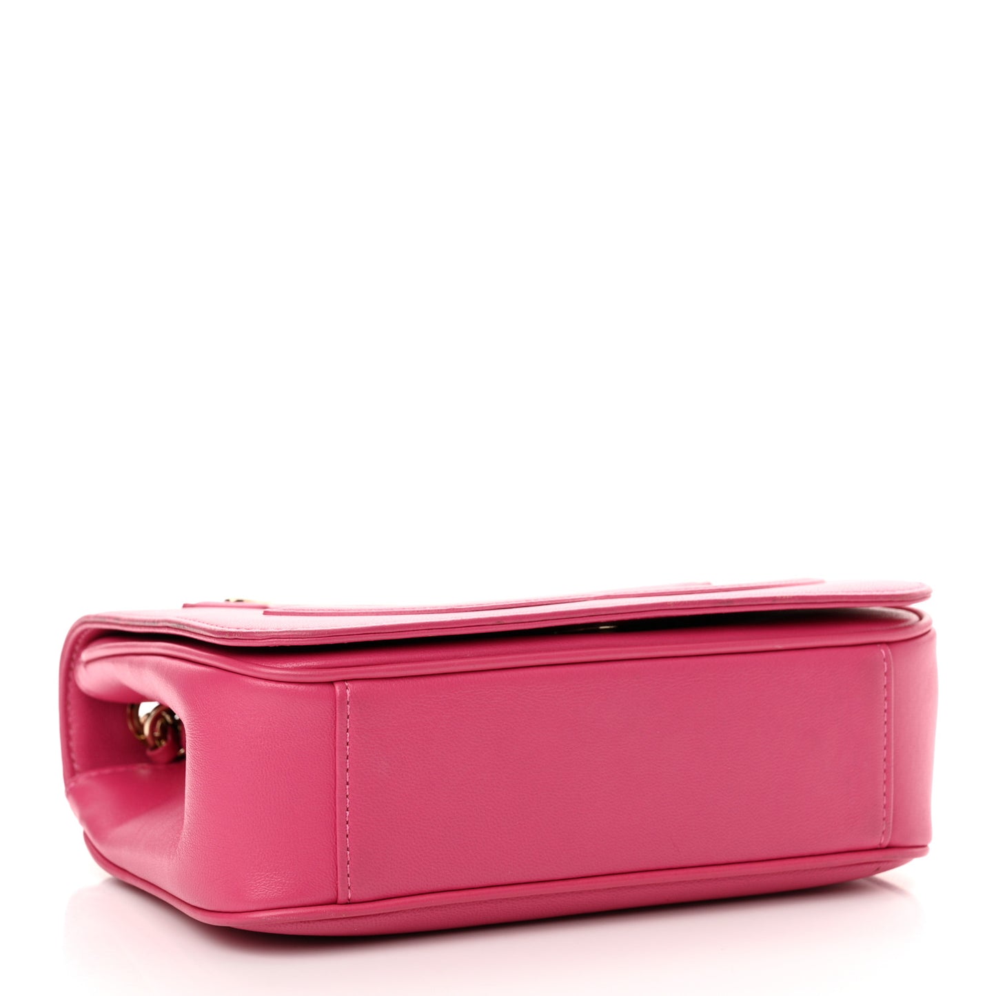 Lambskin CC Mania Flap Bag Pink