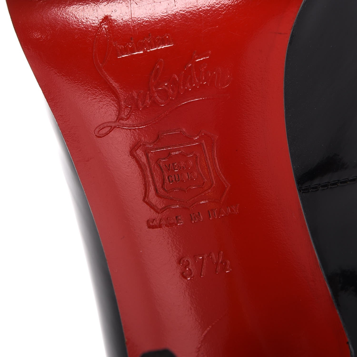 Christian Louboutin Patent Lola Pumps 37.5 Black 7 of 15