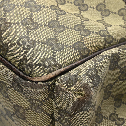 Gucci Monogram Large Diaper Bag Dark Brown 8 of 10