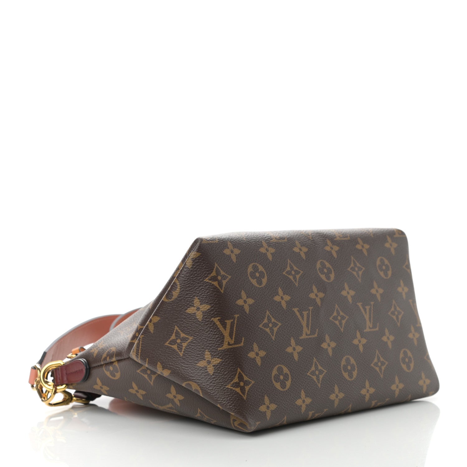 Louis Vuitton Monogram Beaubourg Hobo Mini Bordeaux Red Peach Safran Blue Jean Blue 4 of 10