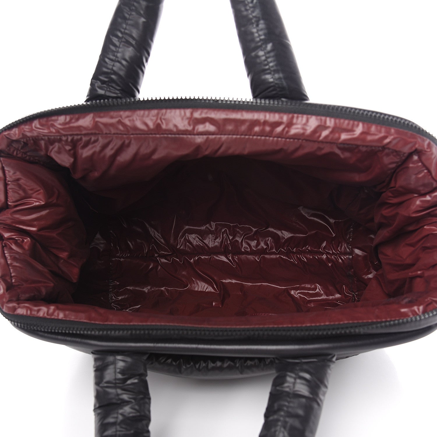 Chanel Nylon Coco Cocoon Bowler Black 4 of 13