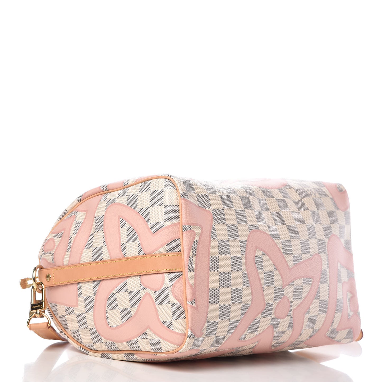Damier Azur Tahitienne Speedy Bandouliere 30 Rose Ballerine