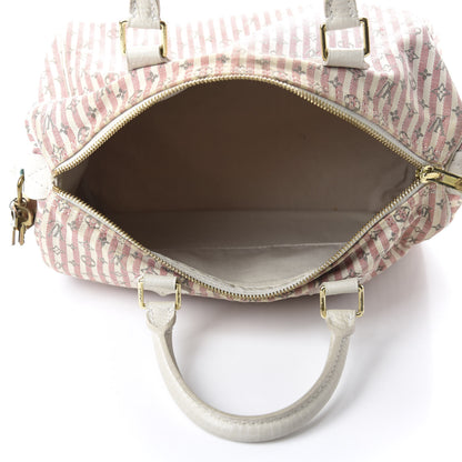 Louis Vuitton Mini Lin Croisette Speedy 30 Rouge 5 of 10