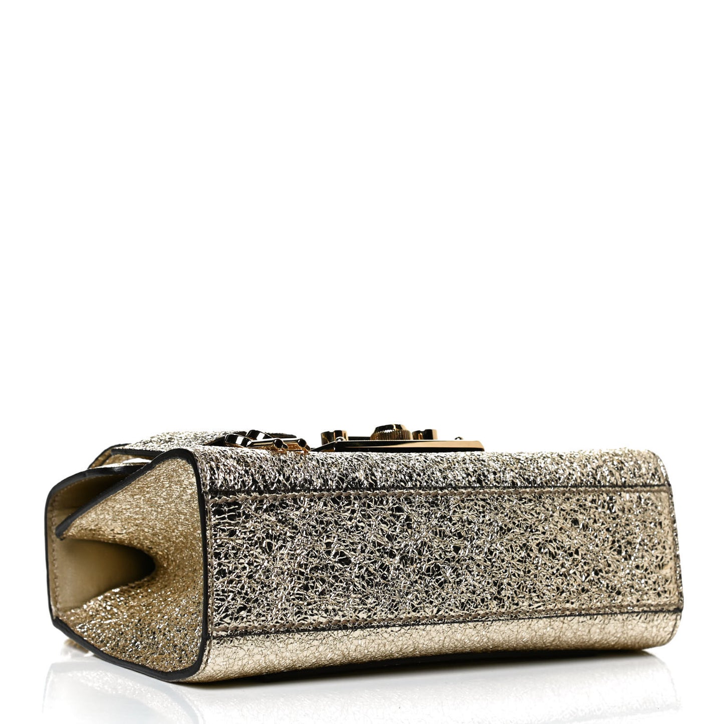 Galassia Small Padlock Shoulder Bag Platino