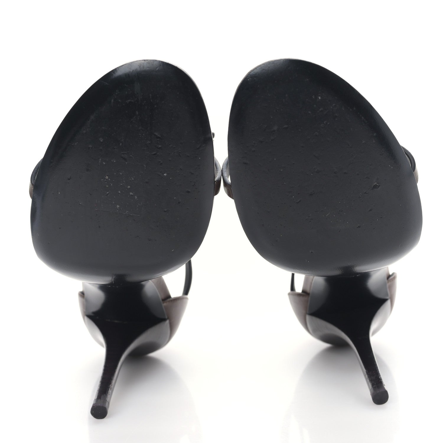 Saint Laurent Calfskin Cassandra 100 Sandals 38 Moro 5 of 8
