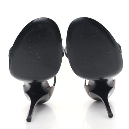 Saint Laurent Calfskin Cassandra 100 Sandals 38 Moro 5 of 8